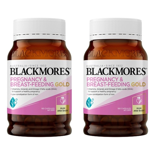 Blackmores Pregnancy Gold 180 Capsules Pack of 2