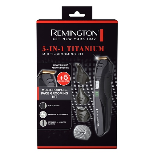 Remington 5-in-1 Titanium Multi-Grooming Kit