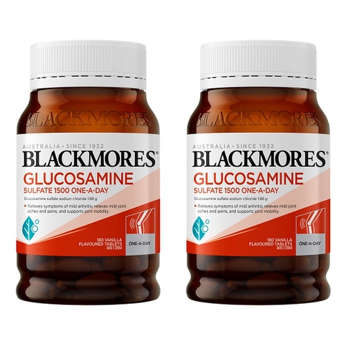 Blackmores Glucosamine Sulfate 1500 One-A-Day 180 Tablets Pack of 2