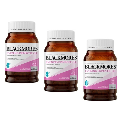 Blackmores Evening Primrose Oil 190 Capsules Pack of 3
