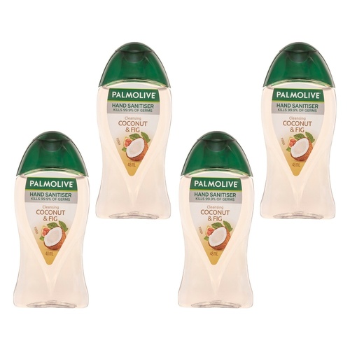Palmolive Hand Sanitiser Fig & Coconut 48mL Pack of 4