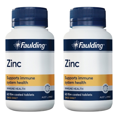 Faulding Zinc 60 Tablets Pack of 2