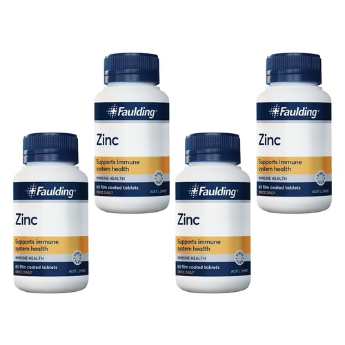 Faulding Zinc 60 Tablets Pack of 4