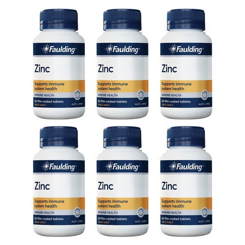 Faulding Zinc 60 Tablets Pack of 6