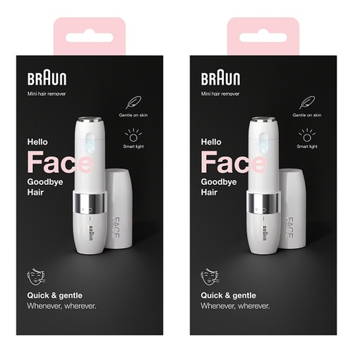 Braun Face Mini Hair Remover FS1000 Pack of 2