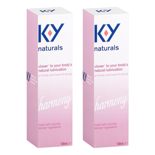 Durex KY Naturals Harmony Intimate Gel 100mL Pack of 2