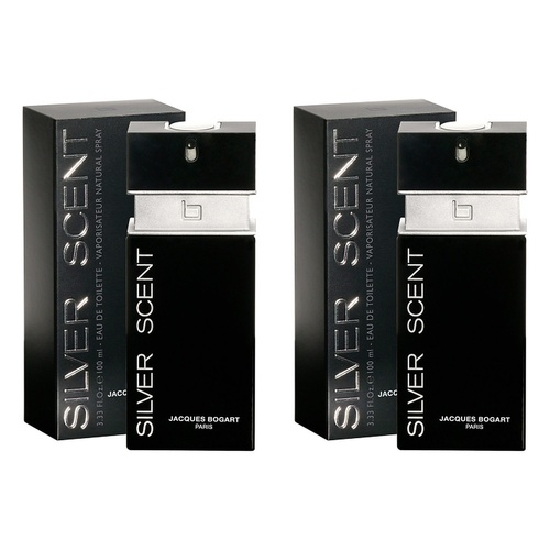 Jacques Bogart Silver Scent EDT 100mL Pack of 2