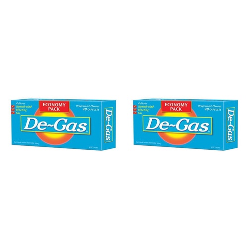 De-Gas 48 Capsules Pack of 2