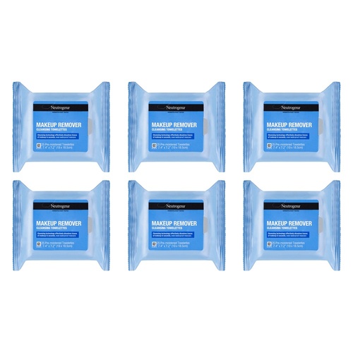 Neutrogena® Makeup Remover Cleansing Towelettes 25 Wipes Pack of 6