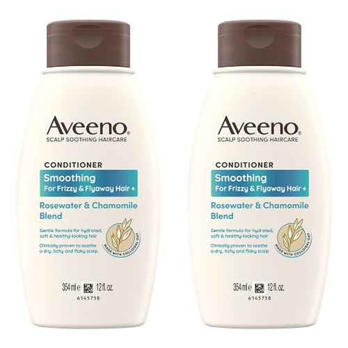 Aveeno Rose Water & Chamomile Conditioner for Dry Hair 354mL Pack of 2