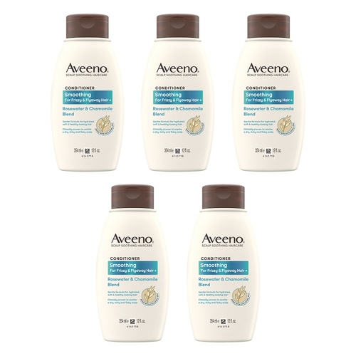 Aveeno Rose Water & Chamomile Conditioner for Dry Hair 354mL Pack of 5