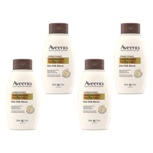 Aveeno Oat Milk Blend Moisturising Conditioner for Dry & Damaged Hair Pack of 4