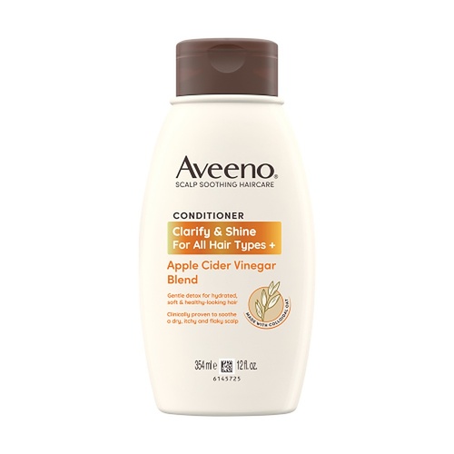 Aveeno Apple Cider Vinegar Clarifying Conditioner for Dull Hair 354mL