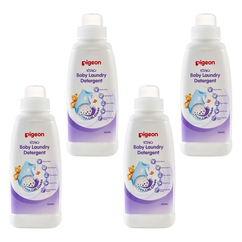 Pigeon Baby Laundry Detergent 500mL Pack of 4