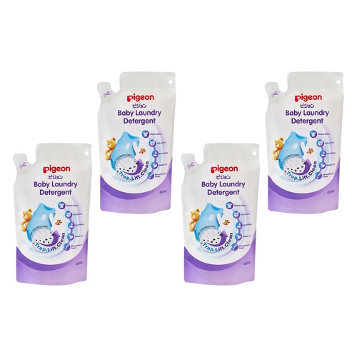 Pigeon Baby Laundry Detergent 450mL Pack of 4