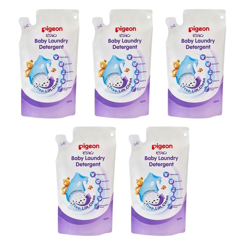 Pigeon Baby Laundry Detergent 450mL Pack of 5