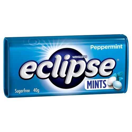 Eclipse Peppermint Sugar Free Mints 40g x 12