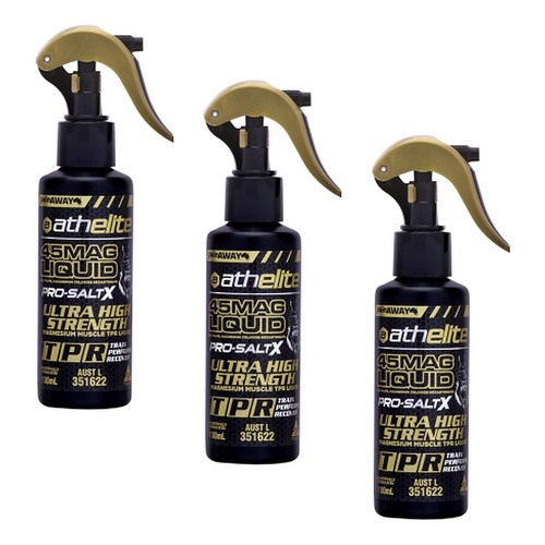 Athelite X Armour Magnesium Spray 100mL Pack of 3