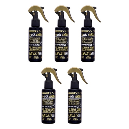 Athelite X Armour Magnesium Spray 100mL Pack of 5
