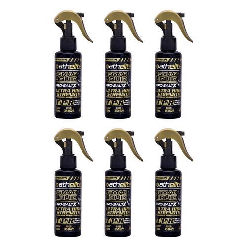 Athelite X Armour Magnesium Spray 100mL Pack of 6