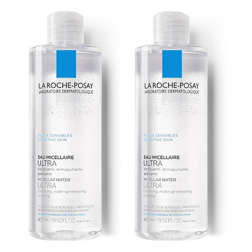 La Roche-Posay Micellar Water Sensitive and Reactive Skin 400mL Pack of 2