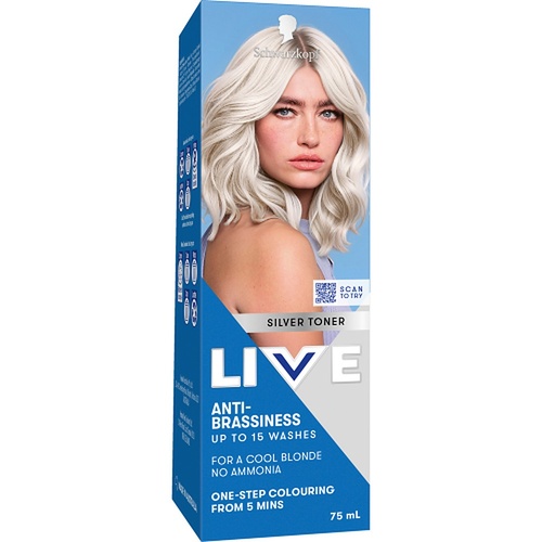 Schwarzkopf LIVE Colour Silver Toner 75mL