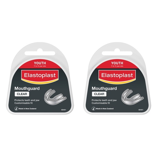 Elastoplast Mouthguard Youth Clear Pack of 2