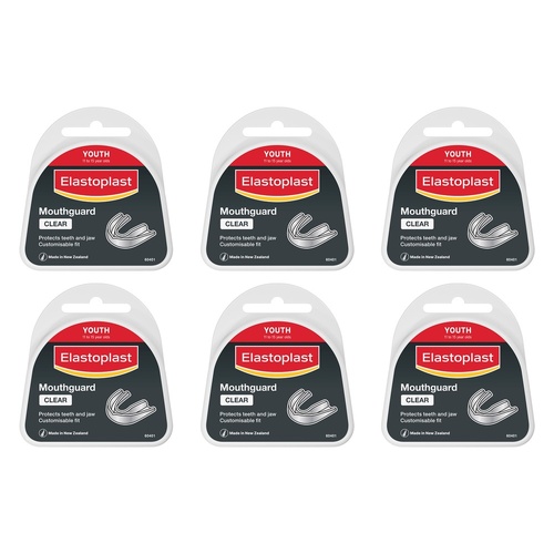 Elastoplast Mouthguard Youth Clear Pack of 6