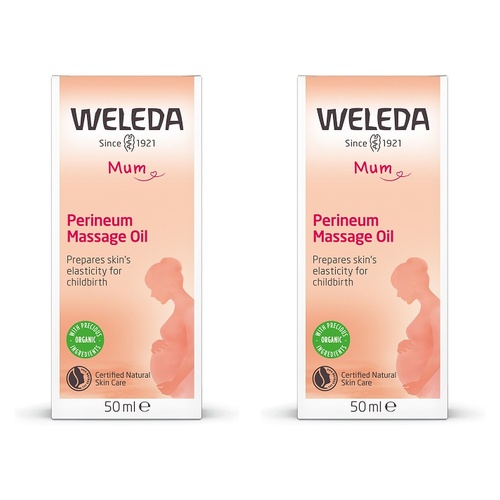 Weleda Perineum Massage Oil 50mL Pack of 2