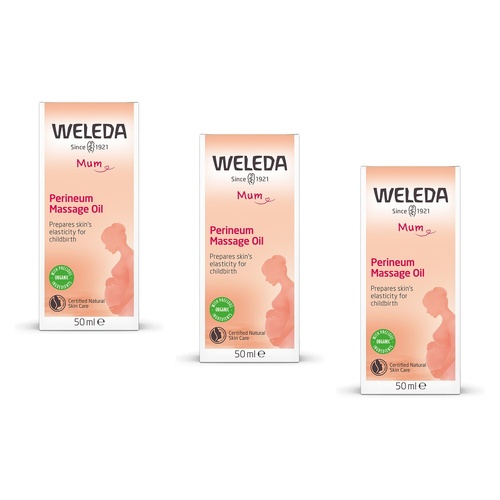 Weleda Perineum Massage Oil 50mL Pack of 3