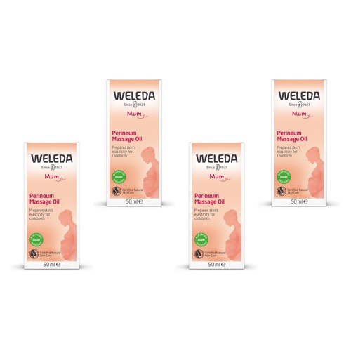 Weleda Perineum Massage Oil 50mL Pack of 4