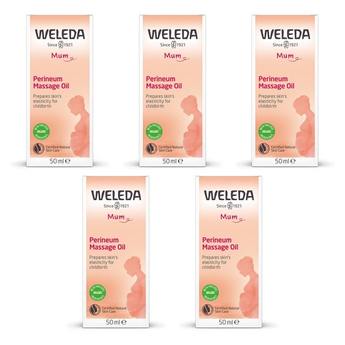 Weleda Perineum Massage Oil 50mL Pack of 5