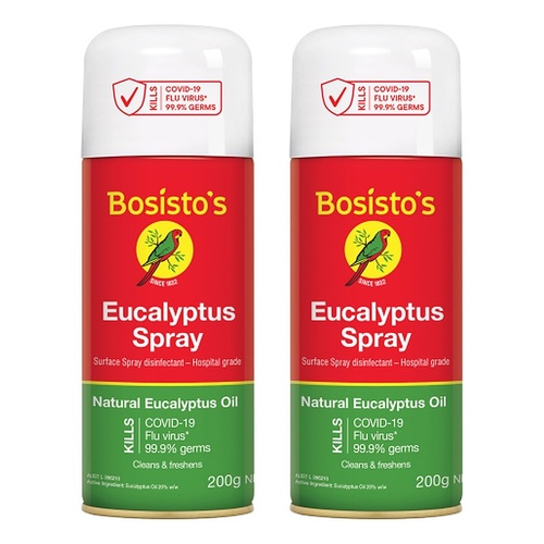 Bosisto's Eucalyptus Spray 200g Pack of 2