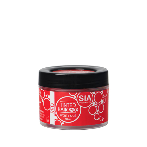 SIA Tinted (Coloured) Wash Out Hair Wax Red 100ml
