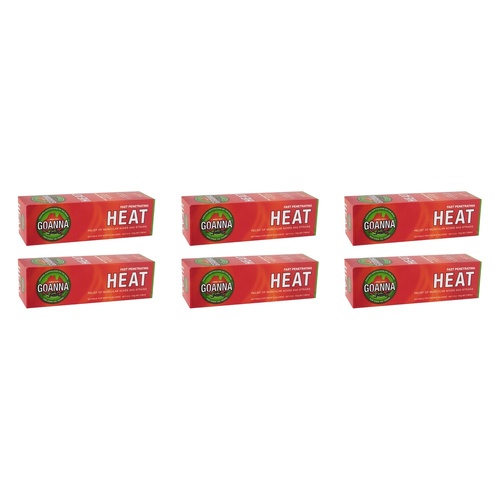 Goanna Heat Cream 100g Pack of 6
