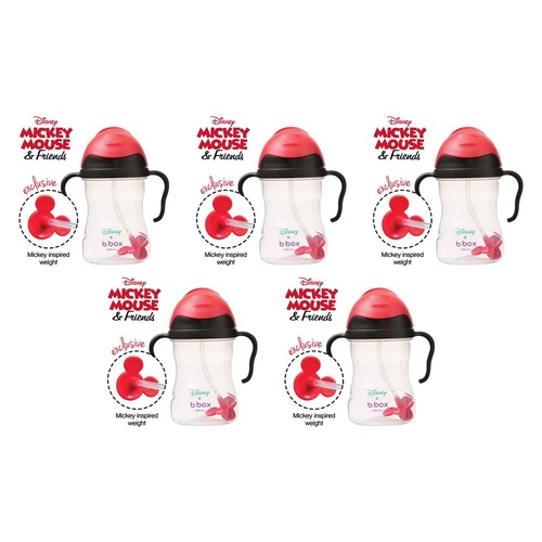 B.Box Disney Sippy Cup Mickey 240mL Pack of 5