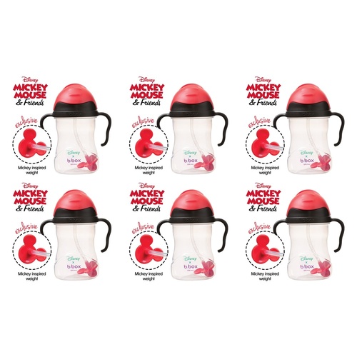 B.Box Disney Sippy Cup Mickey 240mL Pack of 6