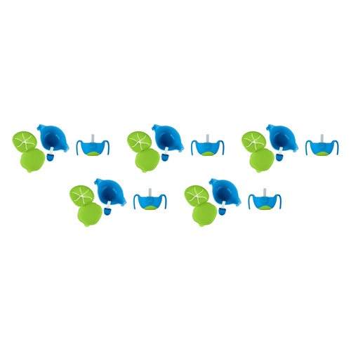 B.Box Bowl and Straw Ocean Breeze Pack of 5
