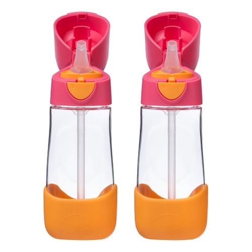 B.Box Tritan Drink Bottle Strawberry Shake 450mL Pack of 2