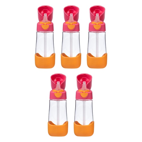 B.Box Tritan Drink Bottle Strawberry Shake 450mL Pack of 5