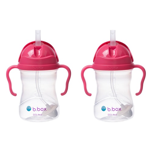 B.Box Sippy Cup Raspberry 240mL Pack of 2