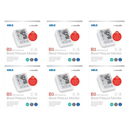 Able B3 Advanced Blood Pressure Monitor Pack of 6