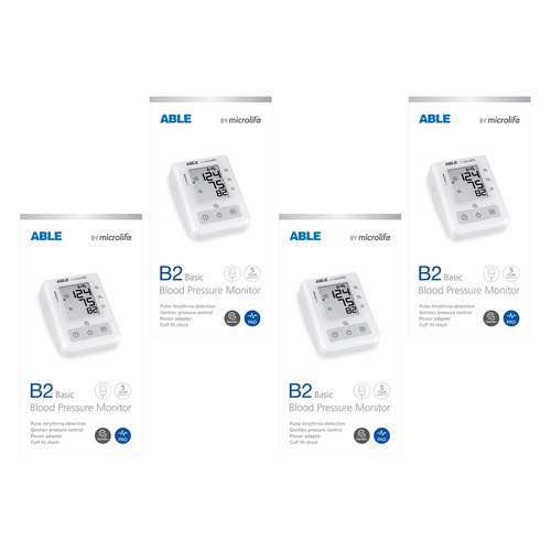 Able B2 Basic Blood Pressure Monitor Pack of 4