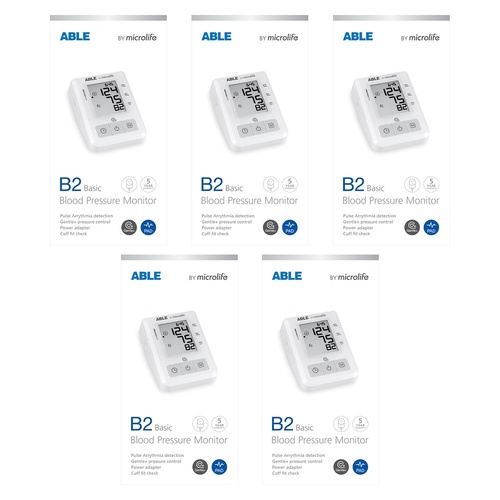Able B2 Basic Blood Pressure Monitor Pack of 5