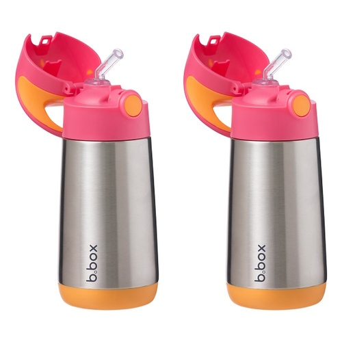 B.Box Insulated Drink Bottle Strawberry Shake 350mL Pack of 2