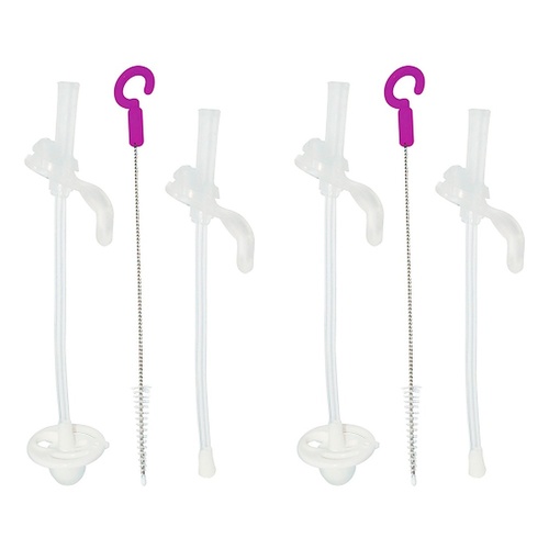 B.Box Sippy Cup Replacement Straw & Cleaning Set Pack of 2