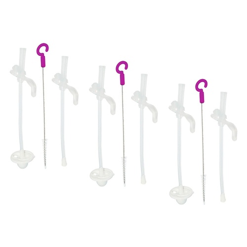 B.Box Sippy Cup Replacement Straw & Cleaning Set Pack of 3