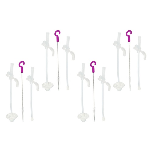 B.Box Sippy Cup Replacement Straw & Cleaning Set Pack of 4