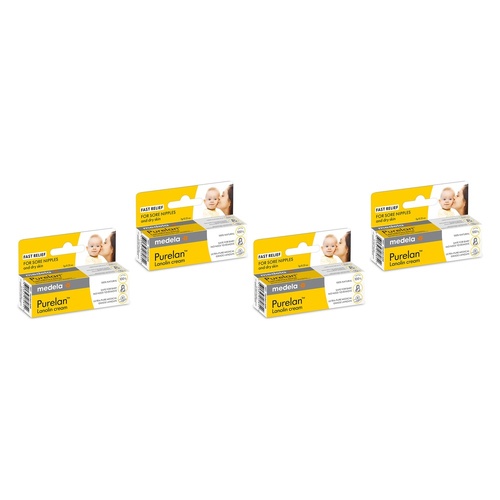 Medela Purelan Lanolin Cream 7g Pack of 4