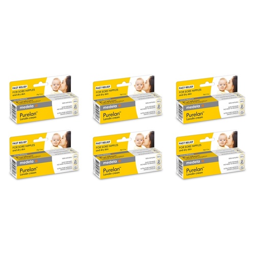 Medela Purelan Lanolin Cream 37g Pack of 6